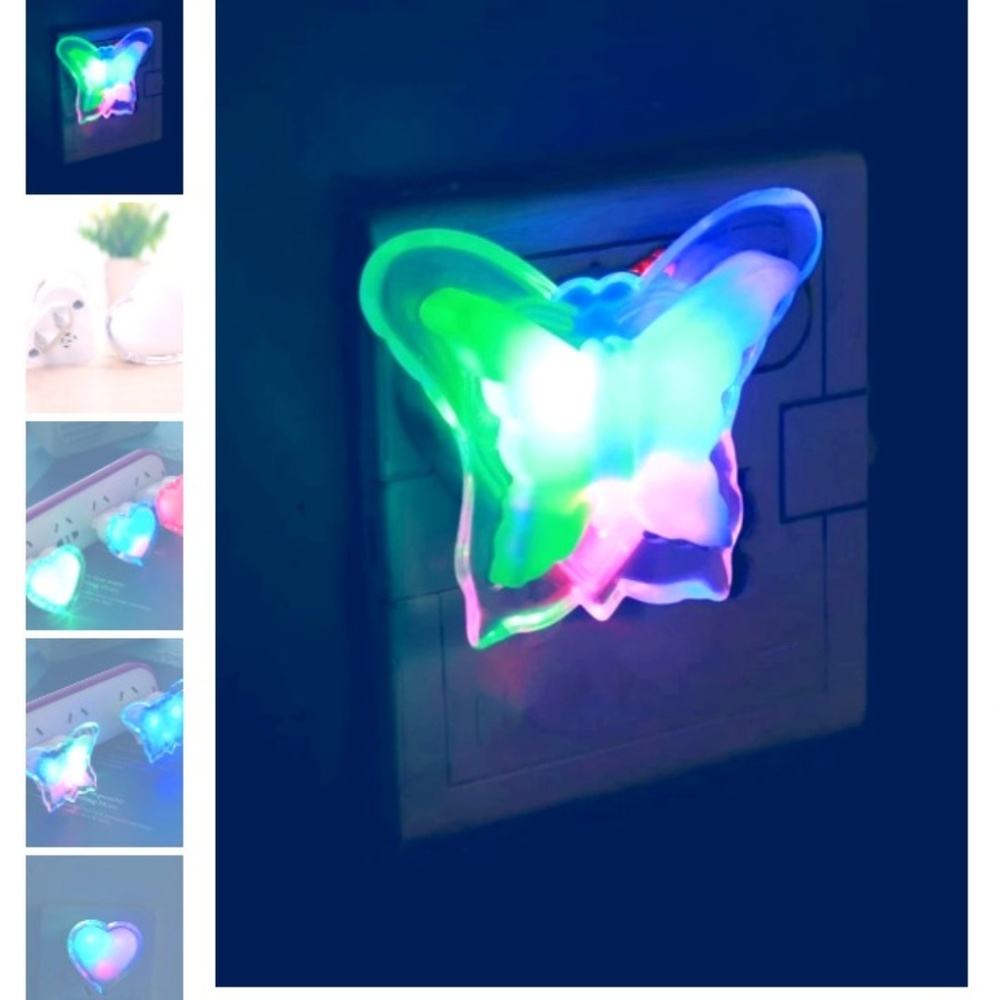 NEW Multicolor Butterfly Nightlight